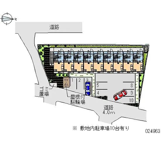 ★手数料０円★堺市中区毛穴町　月極駐車場（LP）